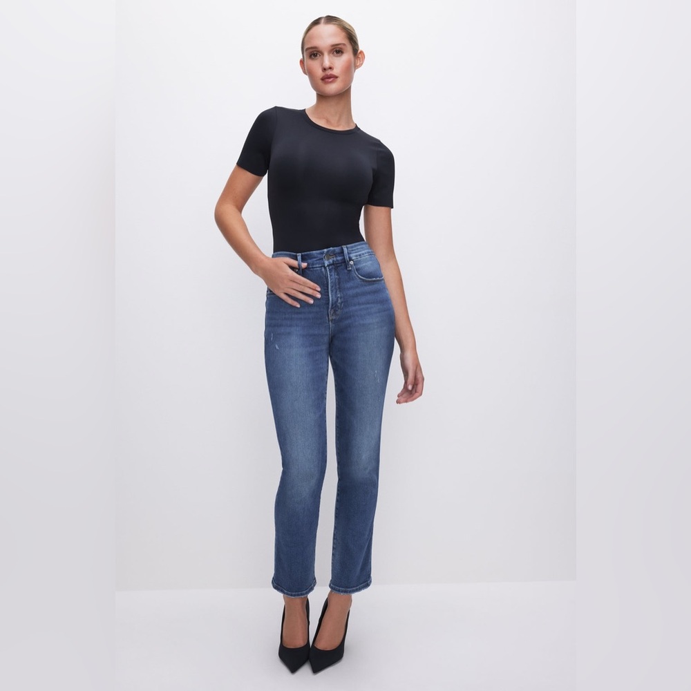 NEW Good American- Good Straight Compression Jeans- Size 6